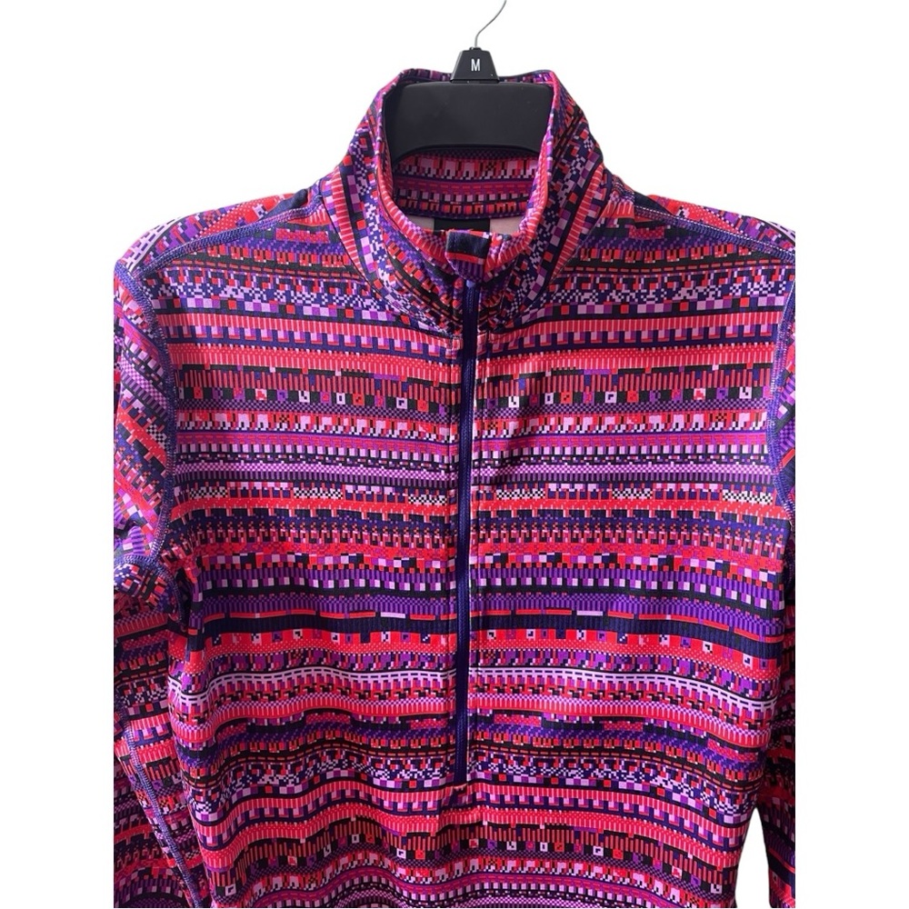 Nike Pro Hyperwarm Running  Women's Half Zip Pullover Thumb Holes Size Large - Picture 4 of 12